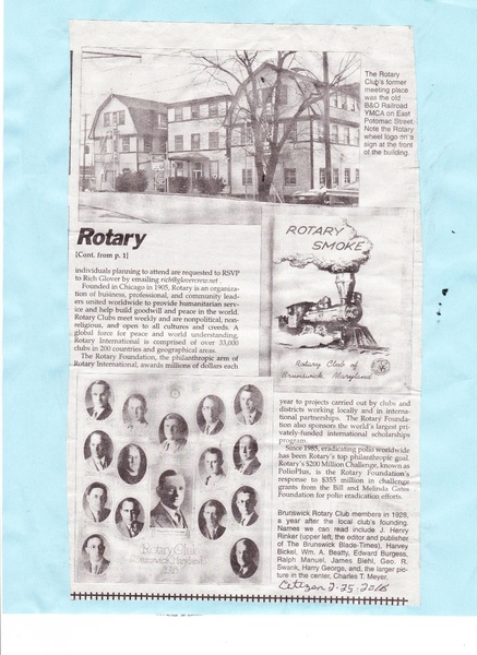 File:Smoketown Rotary Club 2015 Goals to be Set from The Brunswick Citizen, February 29, 2016 (2).pdf