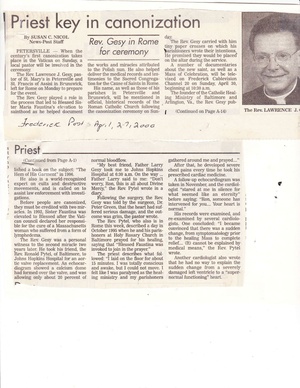 St Francis Catholic from the Frederick News Post, April 27, 2000.pdf