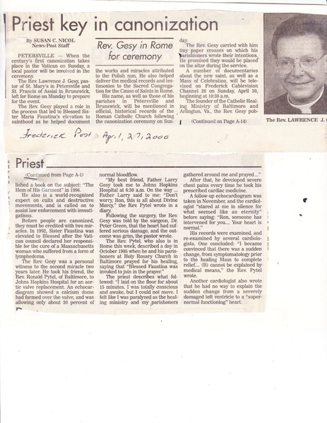 File:St Francis Catholic from the Frederick News Post, April 27, 2000.pdf