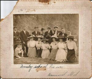 First Methodist Church Sunday School picnic in 1912.jpg