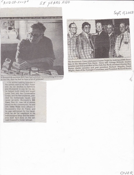 File:Bill Care 1978 in 25 yrs ago from The Brunswick Citizen, September 19, 2003.pdf