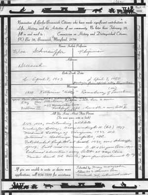 William Schanuffer, Jr, Distinguished Citizen 1982 (2).jpg