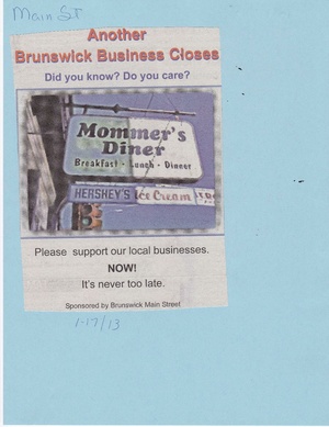 Main Street 2013, Mommers Diner closes.pdf