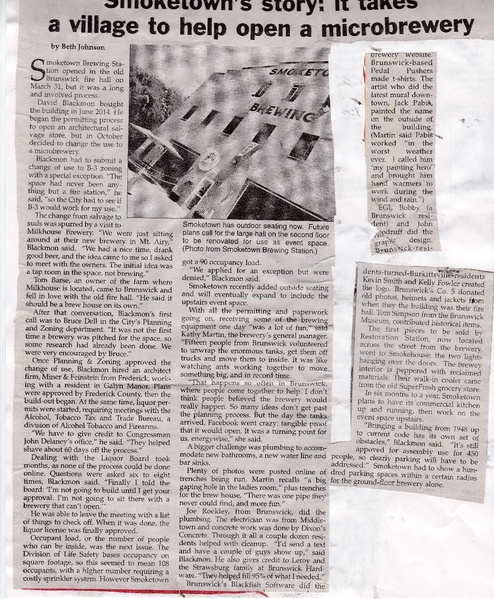 File:Smoketown Brewing Station from The Brunswick Citizen 2016 (1).pdf
