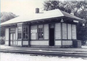 West Bound Station in the Train Yard (no date given).jpg