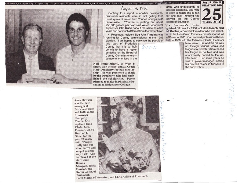 File:What You Did 25 Years Ago August 14, 1986 from The Brunswick Citizen, August 18, 2011.pdf