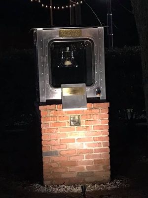 Memorial Bell in Railroad Square, January 3, 2021.jpg