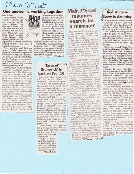 File:Main Street 2013 Article from The Brunswick Citizen 2013.pdf