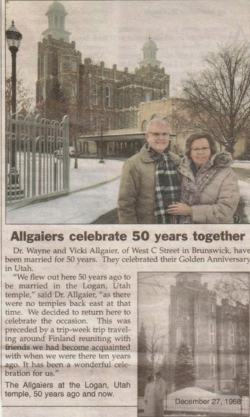 File:Wayne and Vicki Allgaier 50th Anniversary from The Brunswick Citizen, Vol 46, No 2, Janaury 17, 2019.jpg