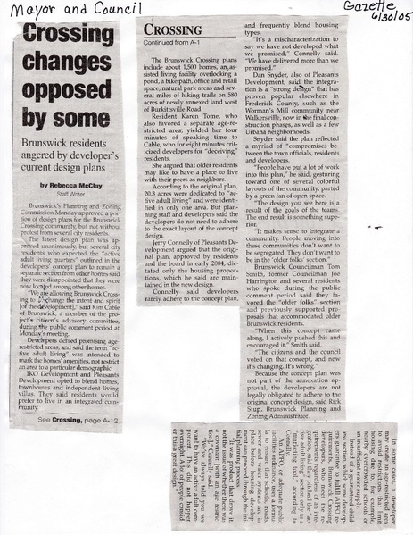 File:Brunswick Crossing changes from The Gazette, June 30, 2005.pdf
