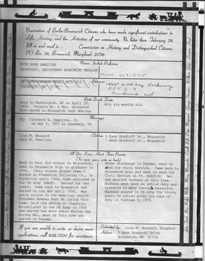 Ruth Rose Hamilton, Distinguished Citizen 1988 (2).jpg