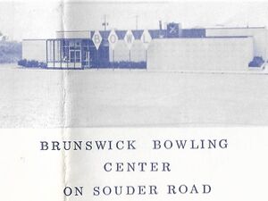 Brunswick Bowling Center on Sounder Road from a 1964 Ad.jpg