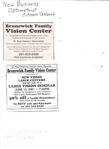 File:Family Vision Center from The Brunswick Citizen, January 26, 2006.png