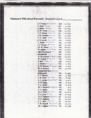 Post Office, Postmasters from 1832 to 1984.pdf