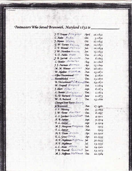 File:Post Office, Postmasters from 1832 to 1984.pdf