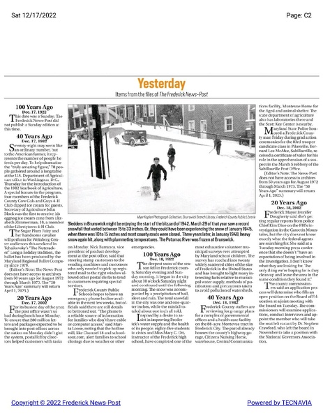 File:Facts about the blizzards of 1942, 1945, and 1948 in Brunswick, The Frederick News-Post, December 17, 2022.pdf