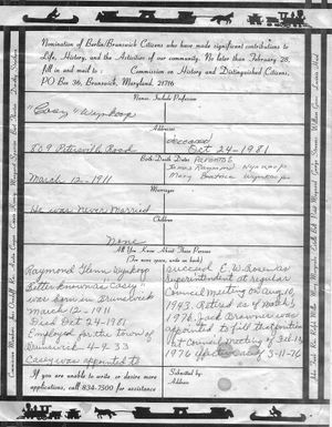 Raymond (Casey) Wynkoop, Brunswick Citizen 1984 (2).jpg