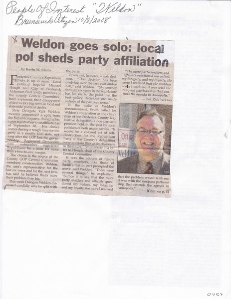 File:Rick Weldon from The Brunswick Citizen, October 8, 2008.pdf
