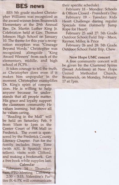 File:Elementary School News 2019 from from The Brunswick Citizen, Vol 46, No 5, February 7, 2019.jpg