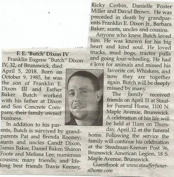 File:Franklin Eugene (Butch) Dixon Obituary from The Brunswick Citizen, Vol 45, No 15, April 12, 2018.jpg