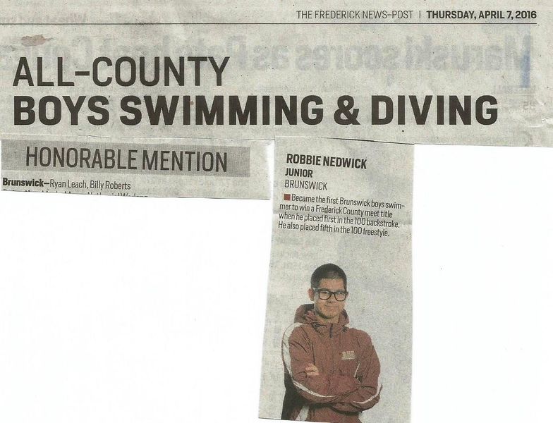 File:Swim Team 2016, Robbie Nedwick, Ryan Leach, Billy Roberts, Brunswick High School Swim Team 2016.jpg
