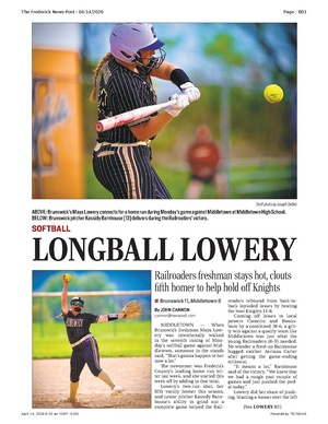 LONGBALL LOWERY, FrederickNewsPost, 2026.04.14.pdf