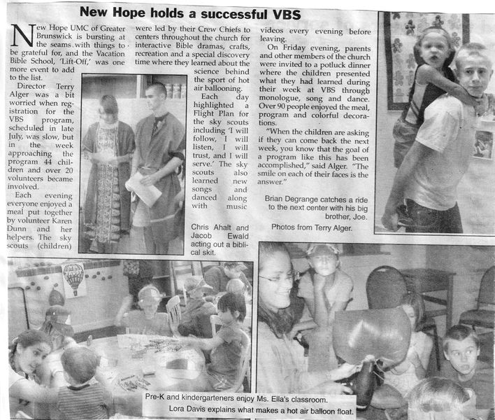 File:Vacation Bible School from The Brunswick Citizen, September 13, 2007.jpg