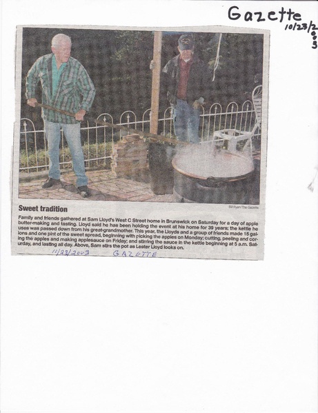 File:Sam Lloyd makes apple butter from The Gazette, October 23, 2003.pdf