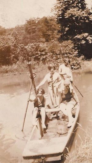 Canal - Lady boaters on the canal..jpg