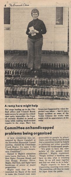 File:City Council Handicapped Committee from The Brunswick Citizen, Vol 11, No 49, December 13, 1984.jpg