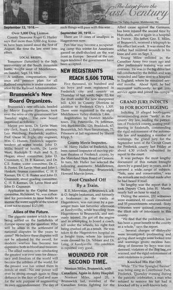 File:Last Century September 13 & 20, 1918 from The Brunswick Citizen, Vol 45, No 38, September 27, 2018.jpg