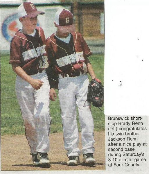 File:Little League 2018, Brady and Jackson Renn from The Brunswick Citizen, Vol 45, No 27, July 5, 2018.jpg