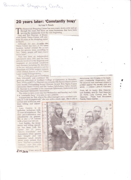 File:Family Vision Center, Paul Heavnor from The Brunswick Citizen, February 14, 2013.pdf