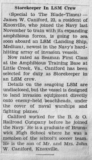James W. Caniford from The Blade-Times circa 1943.jpg