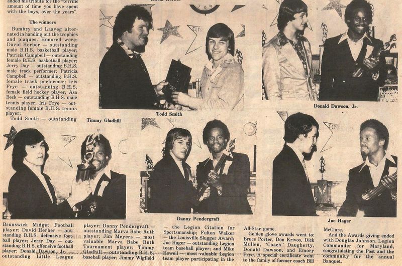 File:Sports Honors 1977, Todd Smith, Donald Dawson Jr, Timmy Gladhill, Danny Pendergraft, Joe Hager, The Brunswick Citizen, Vol 4, No 7, February 17, 1977.jpg