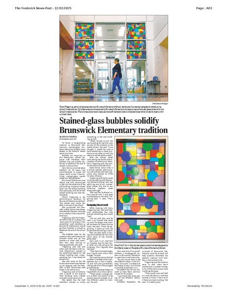 File:Stained-glass bubbles solidify Brunswick Elementary tradition, FrederickNewsPost, 2025.12.03.pdf