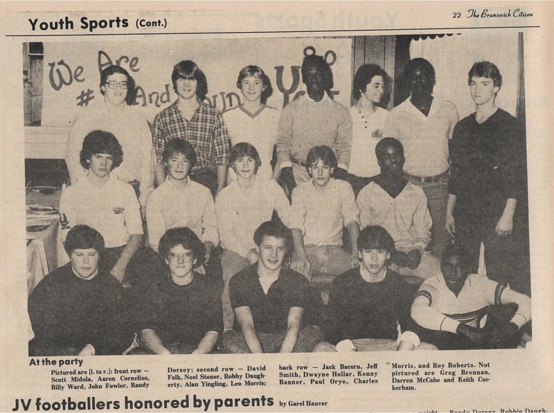 File:Football 1984, JV Honored by Parents from The Brunswick Citizen, Vol 11, No 4, January 26, 1984.pdf