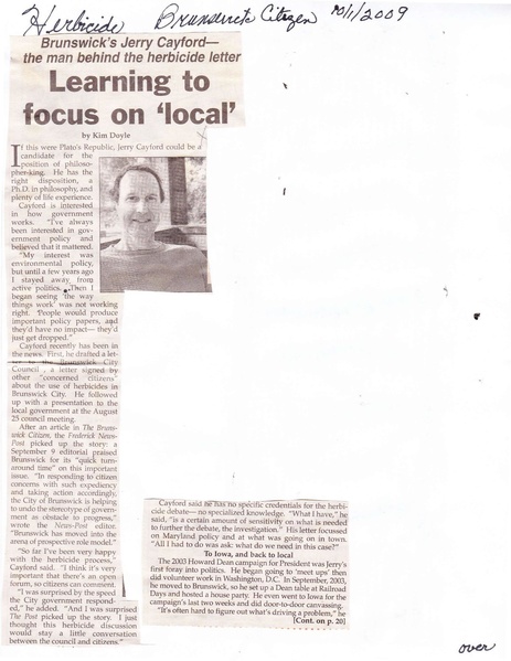 File:Jerry Cayford, herbicide letter from The Brunswick Citizen, October 1, 2009.pdf