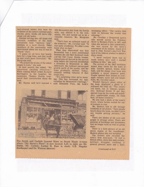 File:Brunswick History Commission, 100 Years of Memories from the Frederick News Post, March 1997 (2).pdf
