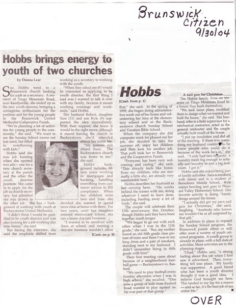 File:New Hope Methodist, Hobbs brings energy from The Brunswick Citizen, September 30, 2004.pdf