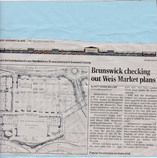 File:Weis Market Plans from The Frederick News Post, November 16, 2015.pdf