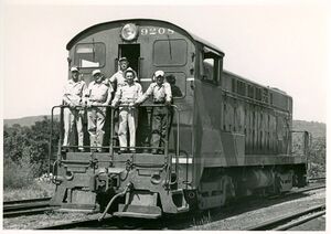 Brunswick Railroaders on a Baldwin VO 1000.jpg