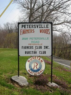 Farmer's Woods Sign, Petersville - April 2011.jpg