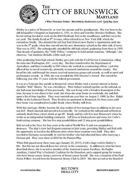 File:Shirley Shores - Distinguished Citizen Bio.pdf
