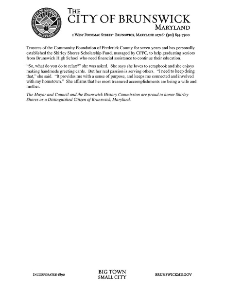 File:Shirley Shores - Distinguished Citizen Bio.pdf