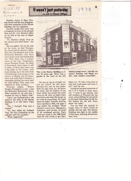 File:Horine Buildind 1938 from the Brunswick Citizen, April 28, 1988.pdf