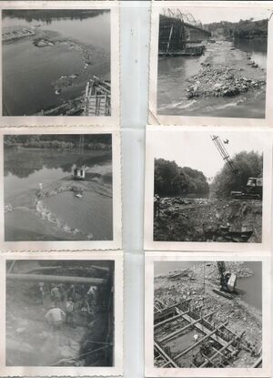 Bridge, Flood 1954 and drilling, blasting.jpg