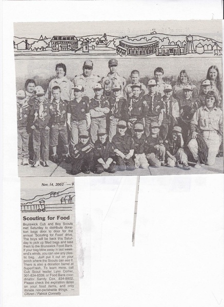File:Cub and Boy Scouts 2002, Scouting for food from The Brunswick Citizen, November 14, 2002.pdf