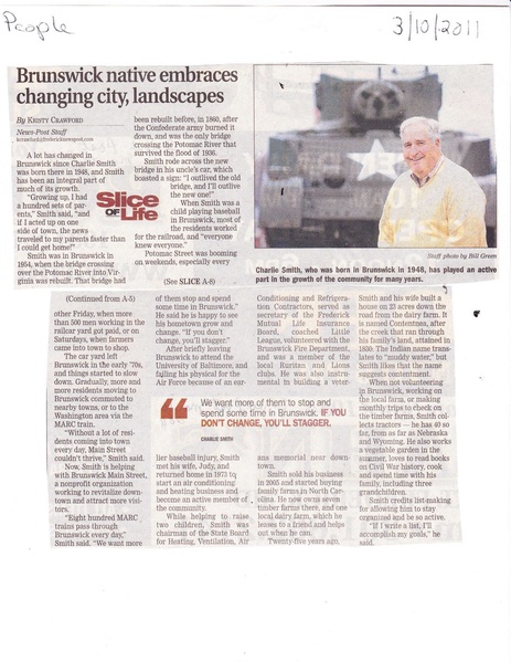 File:Charlie Smith, Slice of Life from The Brunswick Citizen, March 10, 2011.pdf