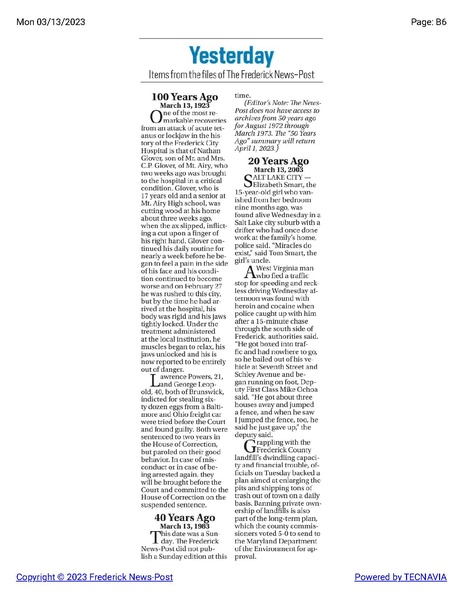 File:Two men paroled after stealing eggs from a freight car, The Frederick News-Post historical reprint, March 13, 1923.pdf